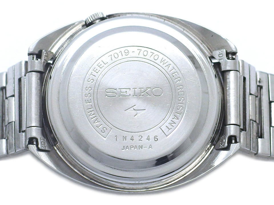 セイコー 5アクタス 7019-7070 グリーン文字盤 21石自動巻 OH済 昭和46年製 Seiko