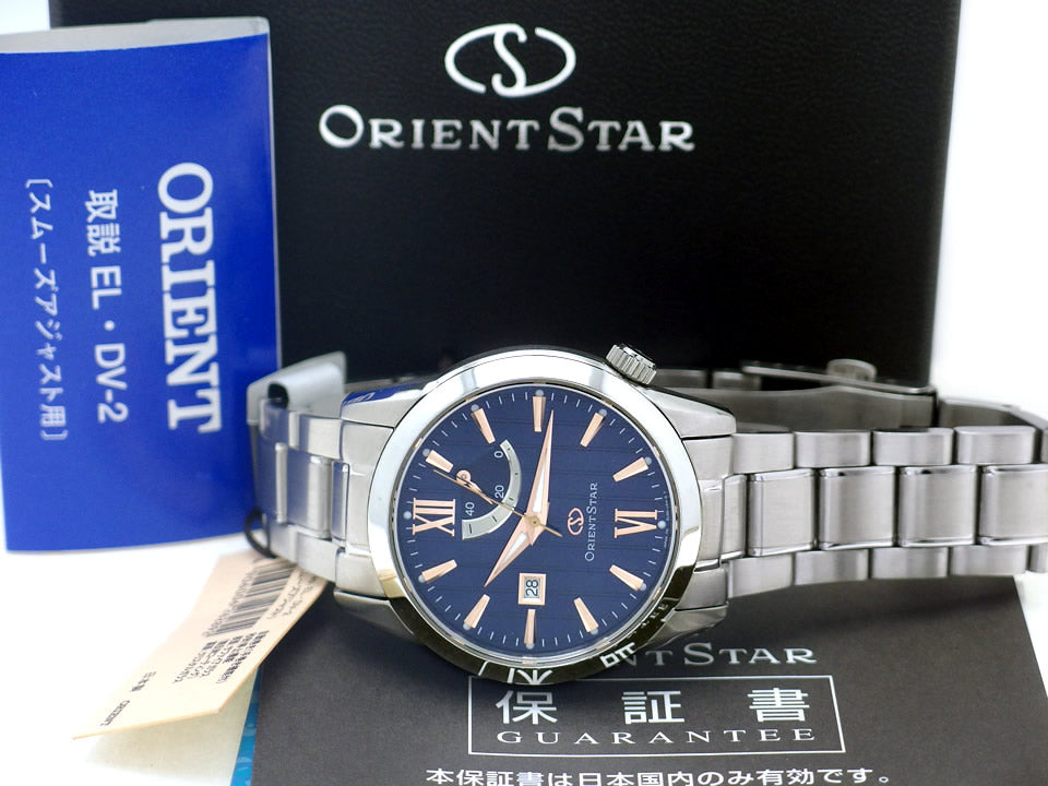 オリエントスター オートマチック デイト WZ0351EL パワーリザーブ 自動巻 2015年発売 USED ORIENT