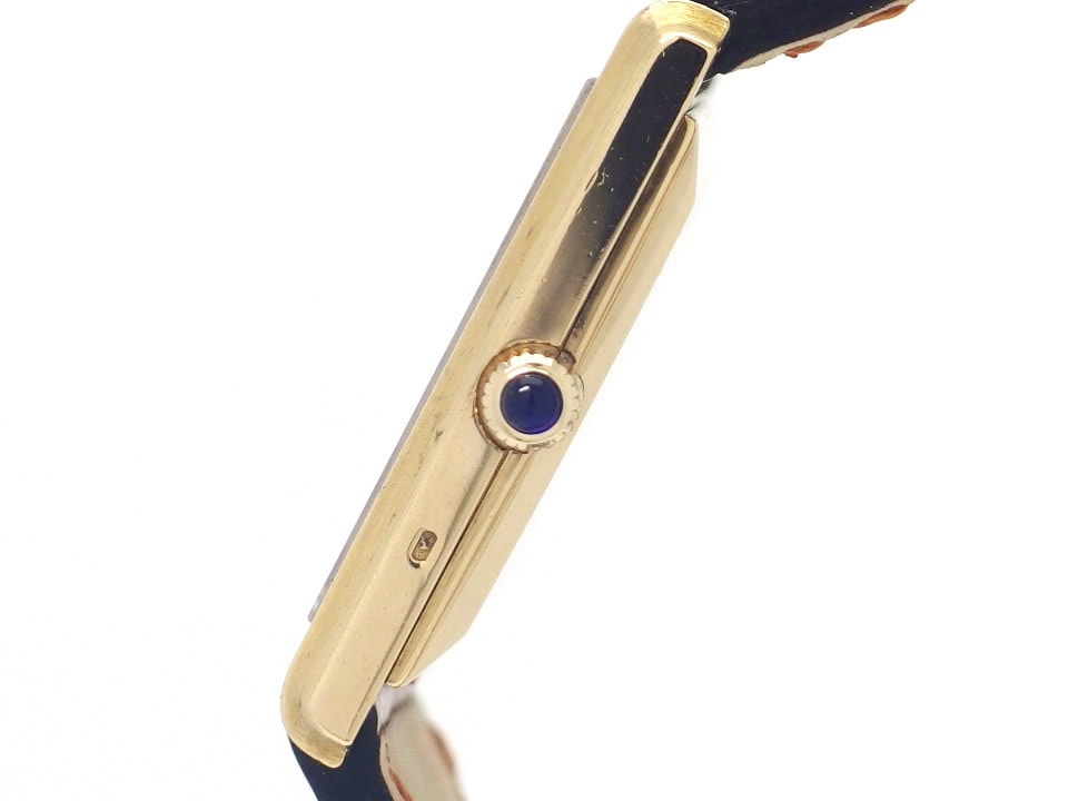 Baume & Mercier 18K Rectangular Case Ref.37205 Manual Winding Overhauled 1980s USED