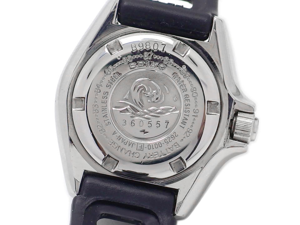 セイコー ダイバー 150m レディース オレンジ文字盤 2625-0010 クオーツ 1983年製 USED Seiko