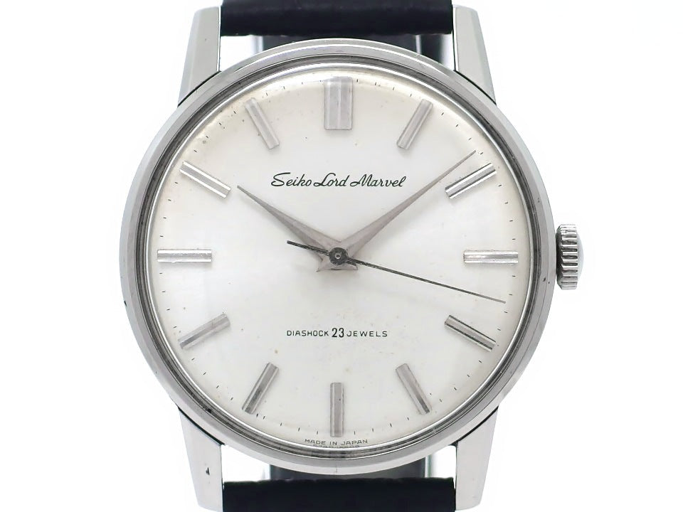 セイコー ロードマーベル 5740-1990 筆記体ロゴ SS Cal.5740A 23石 手巻 OH済 1966年／昭和41年製 Seiko