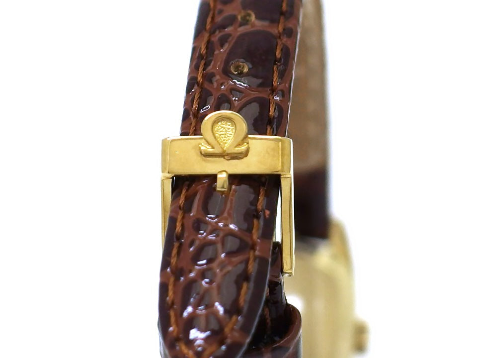 オメガ デヴィル 18K 551.050 Cal.661 自動巻 レディース OH済 1971年製