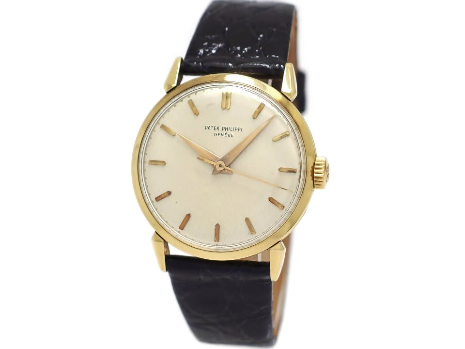 Patek Philippe Calatrava Ref. 1578 18K Yellow Gold with Guarantee and Archives Cal. 27SC Manual Winding Overhauled Made in 1956