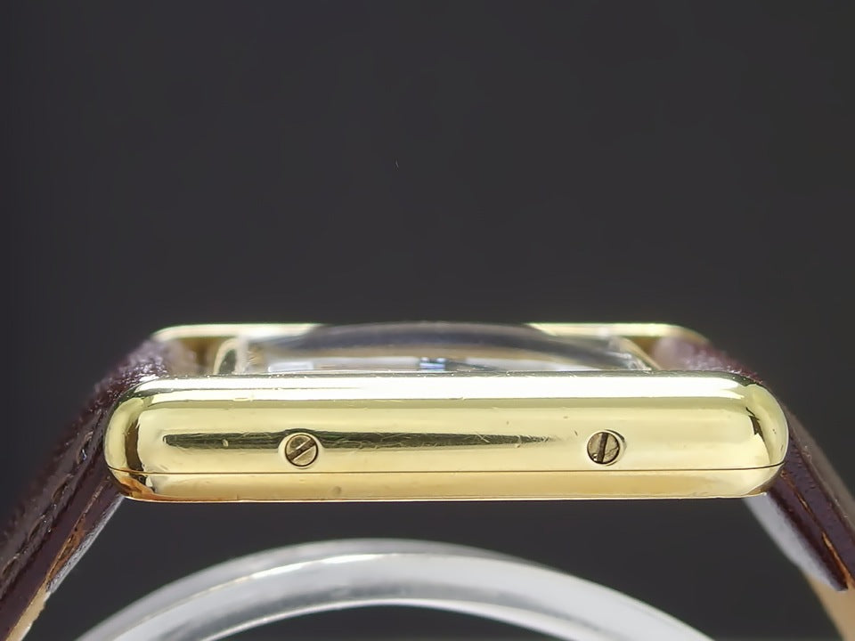 カルティエ マストタンク ヴェルメイユ Ref.5057001 レディース トリニティ ストライプ柄 純正尾錠 クォーツ USED