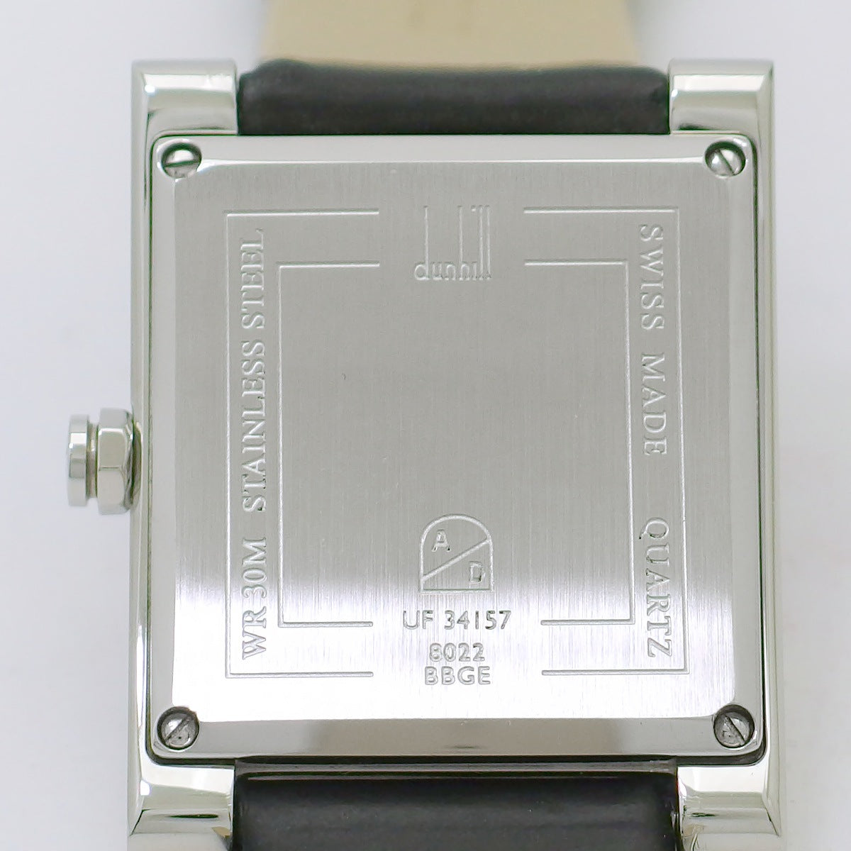 ダンヒル スクエア ファセット ダンヒリオン 8022 27mm アイボリー文字盤 ３面カットガラス クオーツ 2000年頃 USED