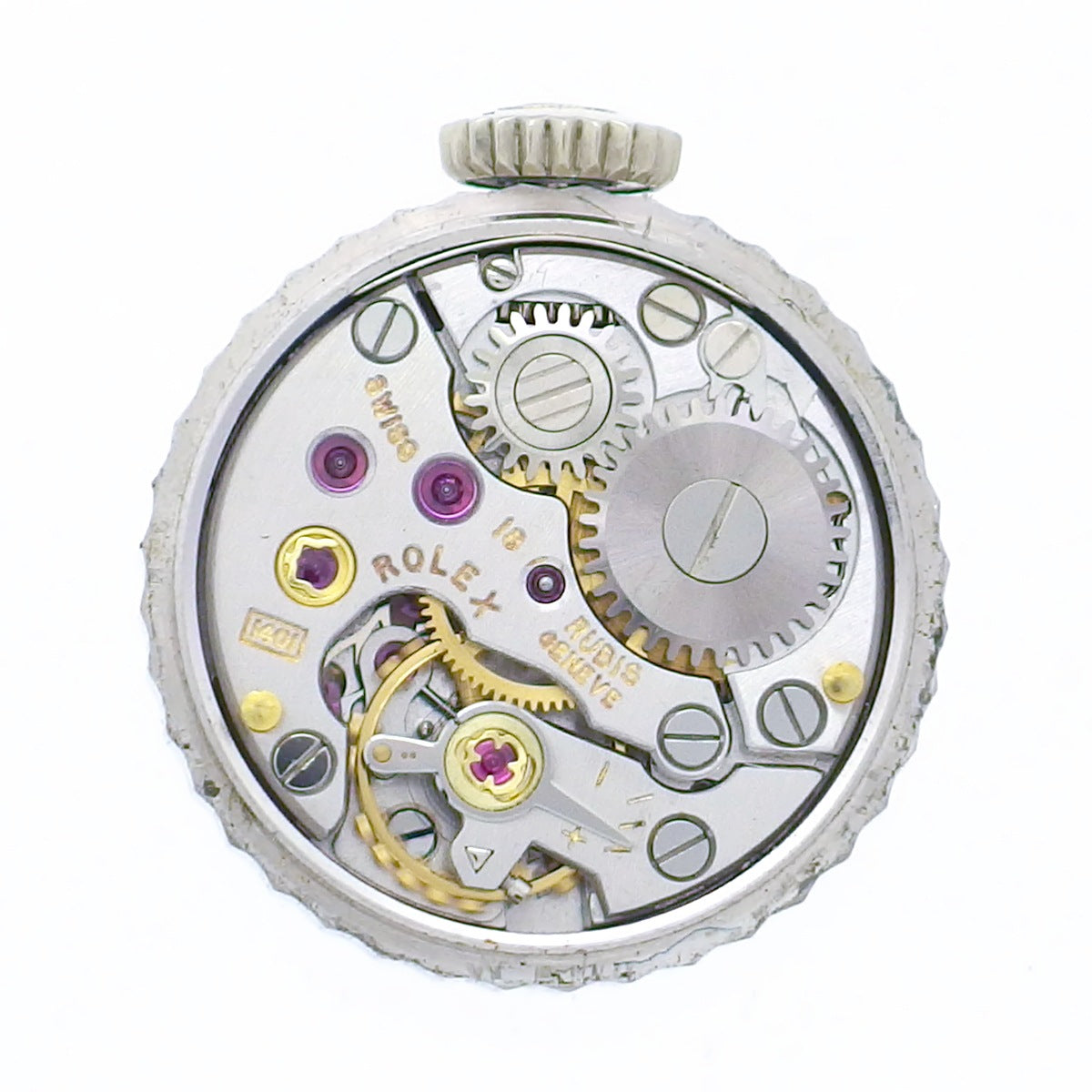 ロレックス オーキッド カメレオン レディース 18金ホワイトゴールド Ref.2059 手巻 OH済 1965年製 Rolex