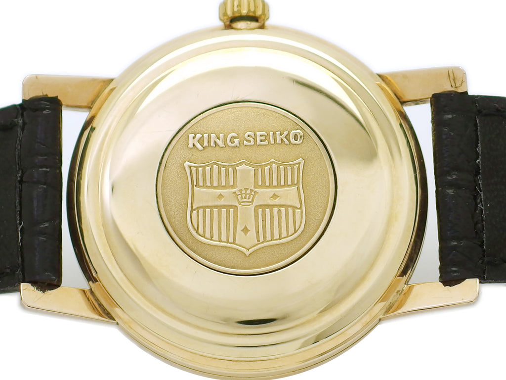 キングセイコー J14102 1st AD文字盤 14金張り 25石 手巻 OH済 昭和38年/1963年製 Seiko