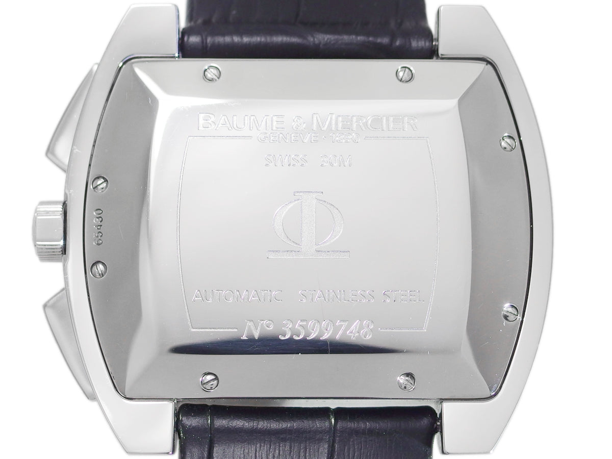 ボーム&メルシェ ハンプトン シティ クロノグラフ 46mm 65430 M0A08345 自動巻 2003年購入 USED