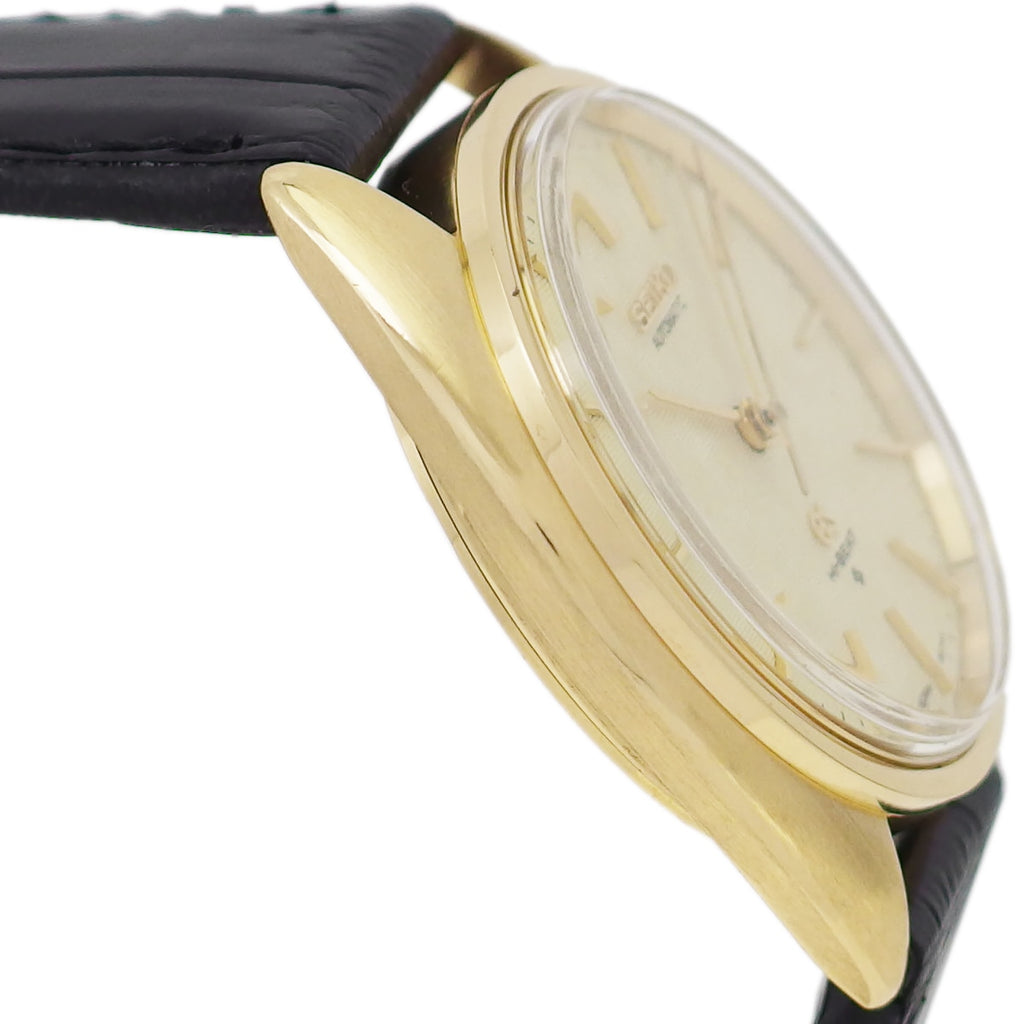 [Rare] Grand Seiko 5641-7005, 18K Solid Gold Case, Original Buckle, Automatic, Serviced, Manufactured in 1971 (Showa 46)