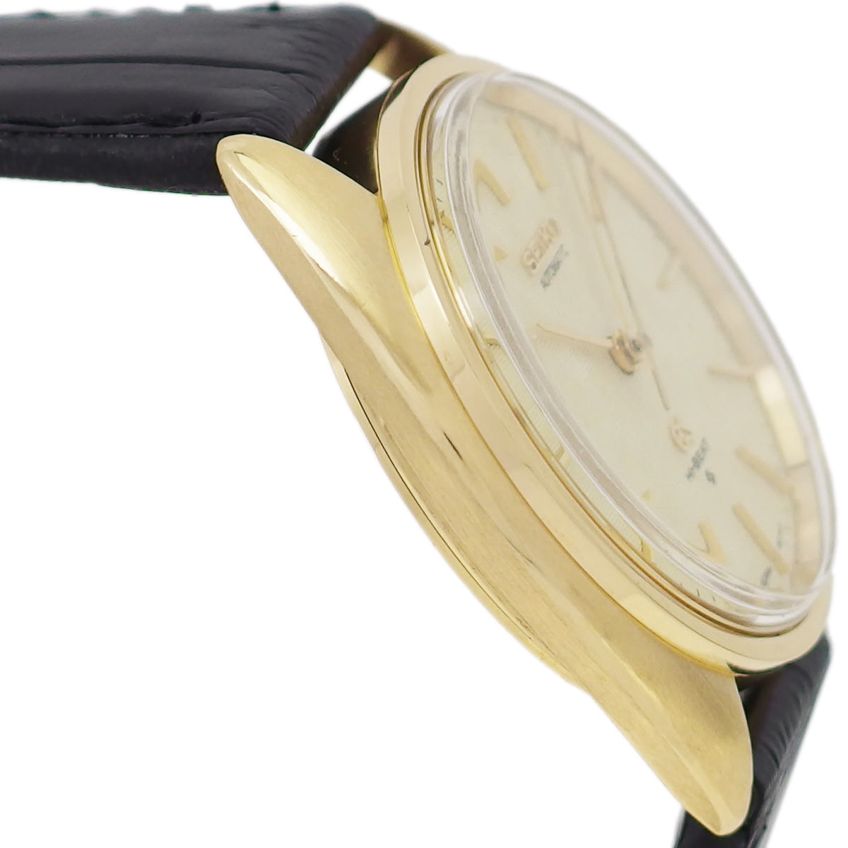 [Rare] Grand Seiko 5641-7005, 18K Solid Gold Case, Original Buckle, Automatic, Serviced, Manufactured in 1971 (Showa 46)