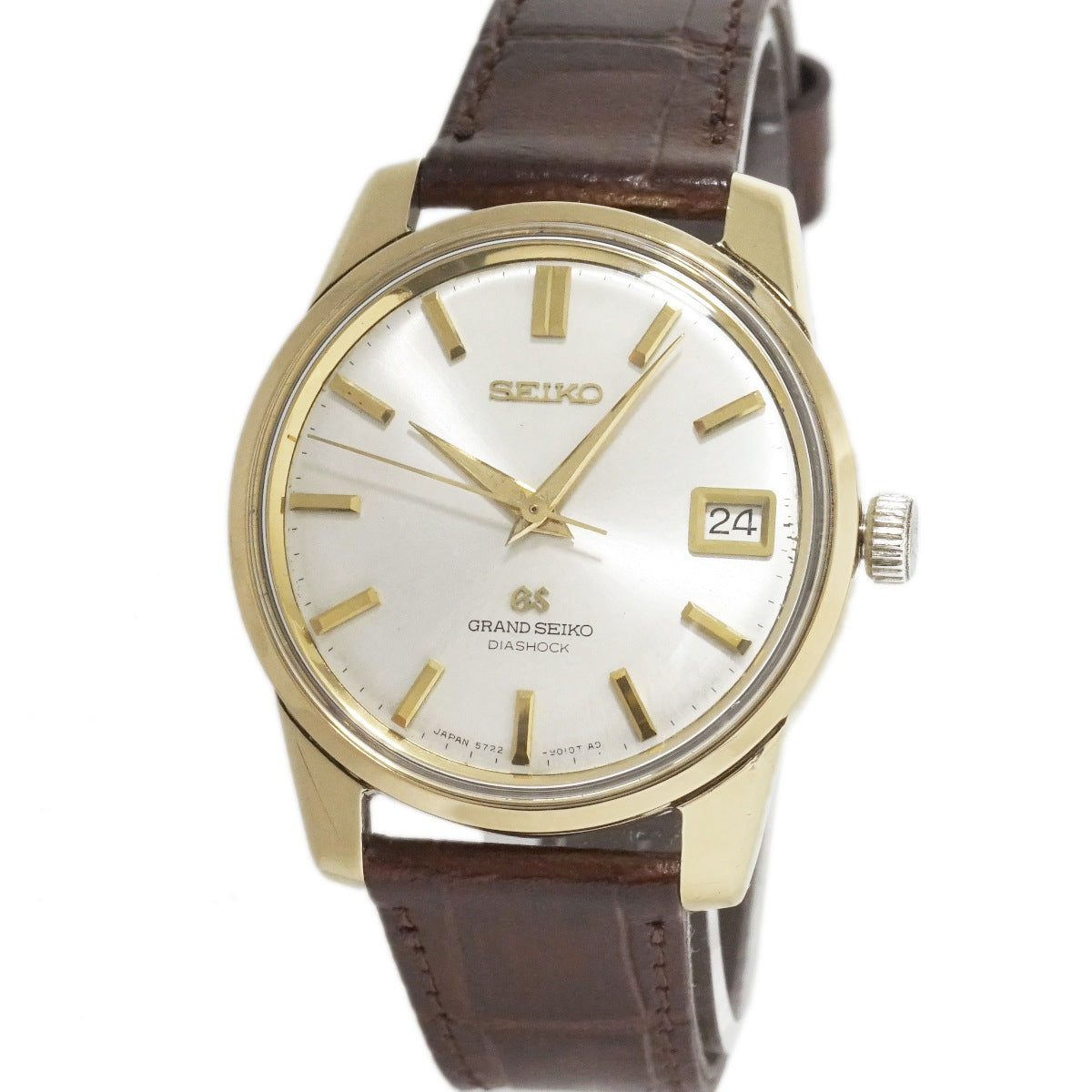 グランドセイコー セカンドモデル 5722-9011 CAP GOLDケース GSメダリオン 手巻 OH済 昭和42年/1967年製 Seiko