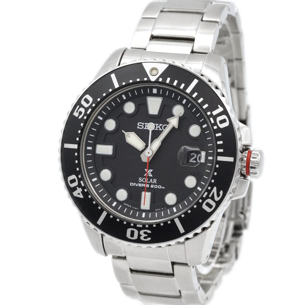 セイコー プロスペックス ソーラー ダイバー 200m V157-0BT0 2018年製 USED Seiko