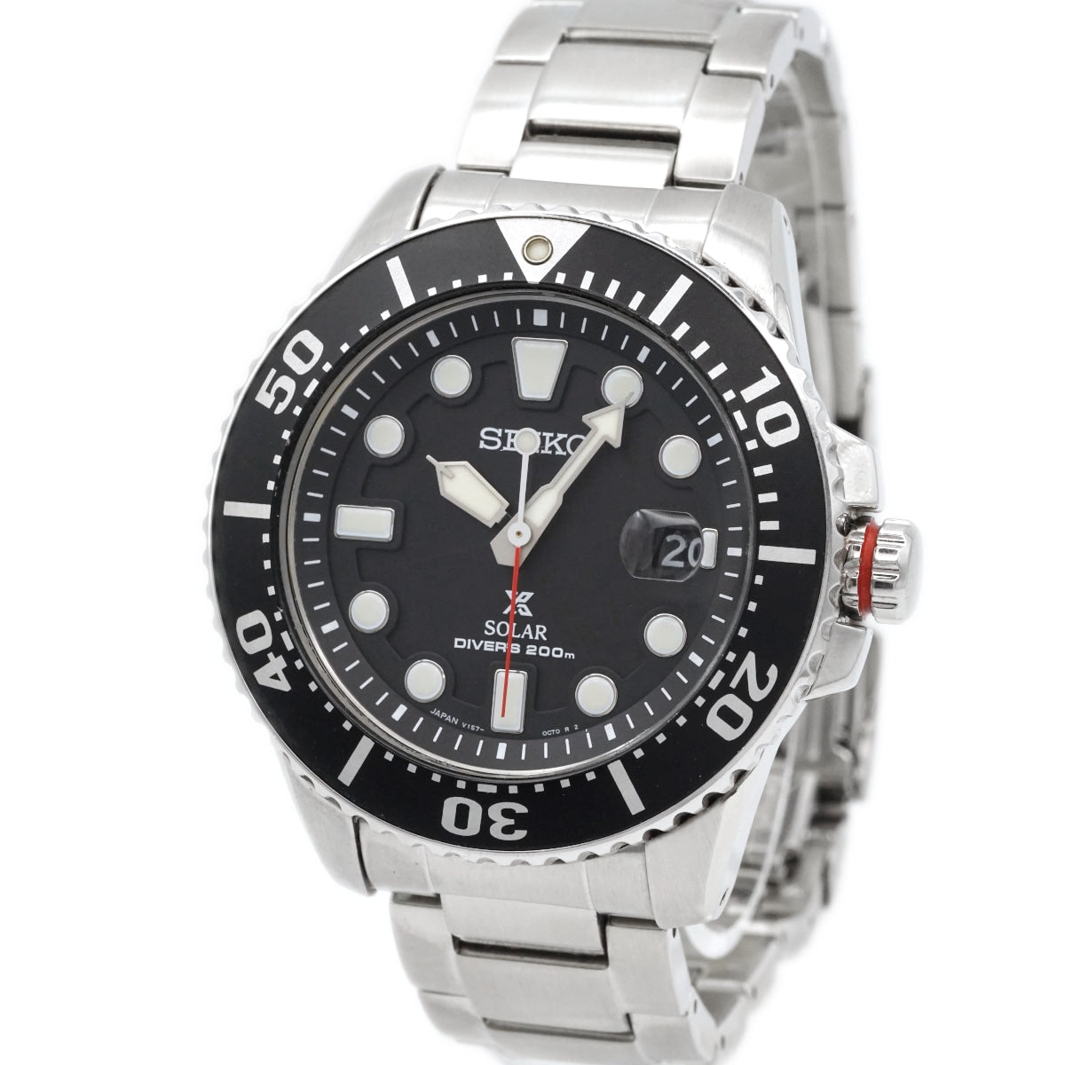 セイコー プロスペックス ソーラー ダイバー 200m V157-0BT0 2018年製 USED Seiko