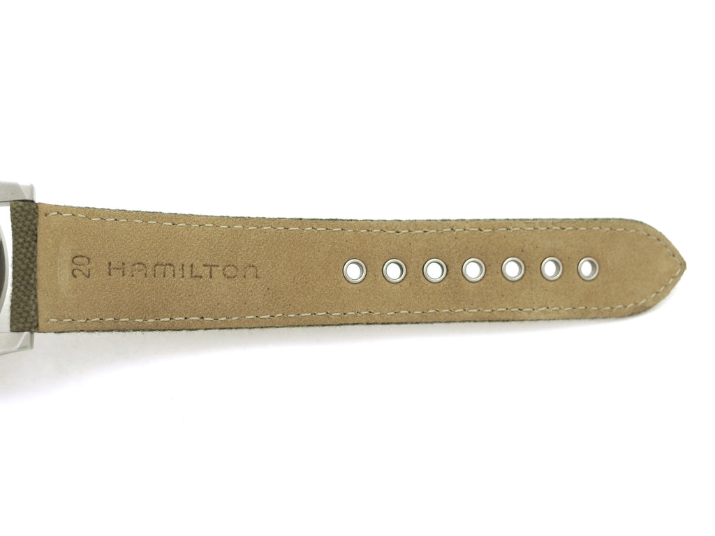 ハミルトン カーキ メカニカル 38mm H694190 グリーン文字盤 Cal.2804-2 手巻き USED Hamilton