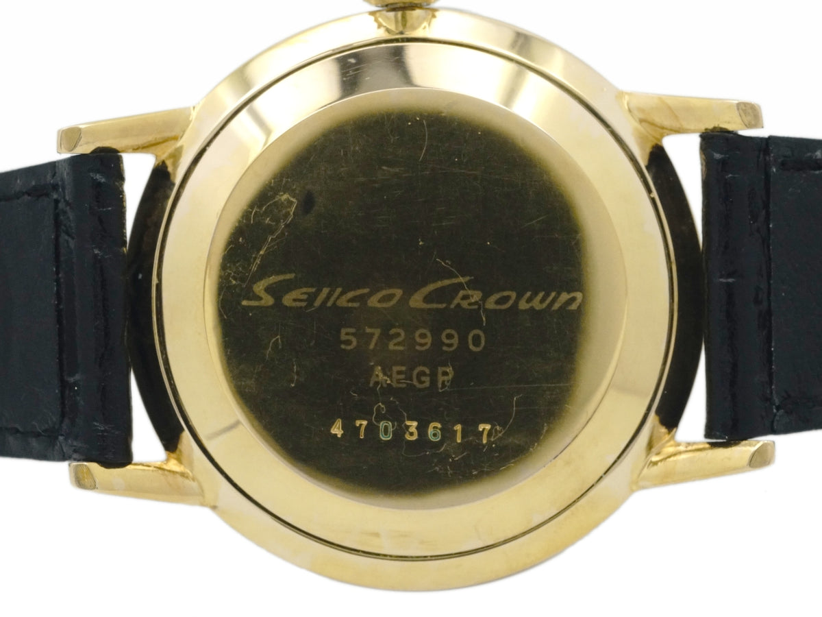 セイコー クラウン Ref.572990 金メッキケース Cal.560 21石 手巻 OH済 昭和39年/1964年製 Seiko
