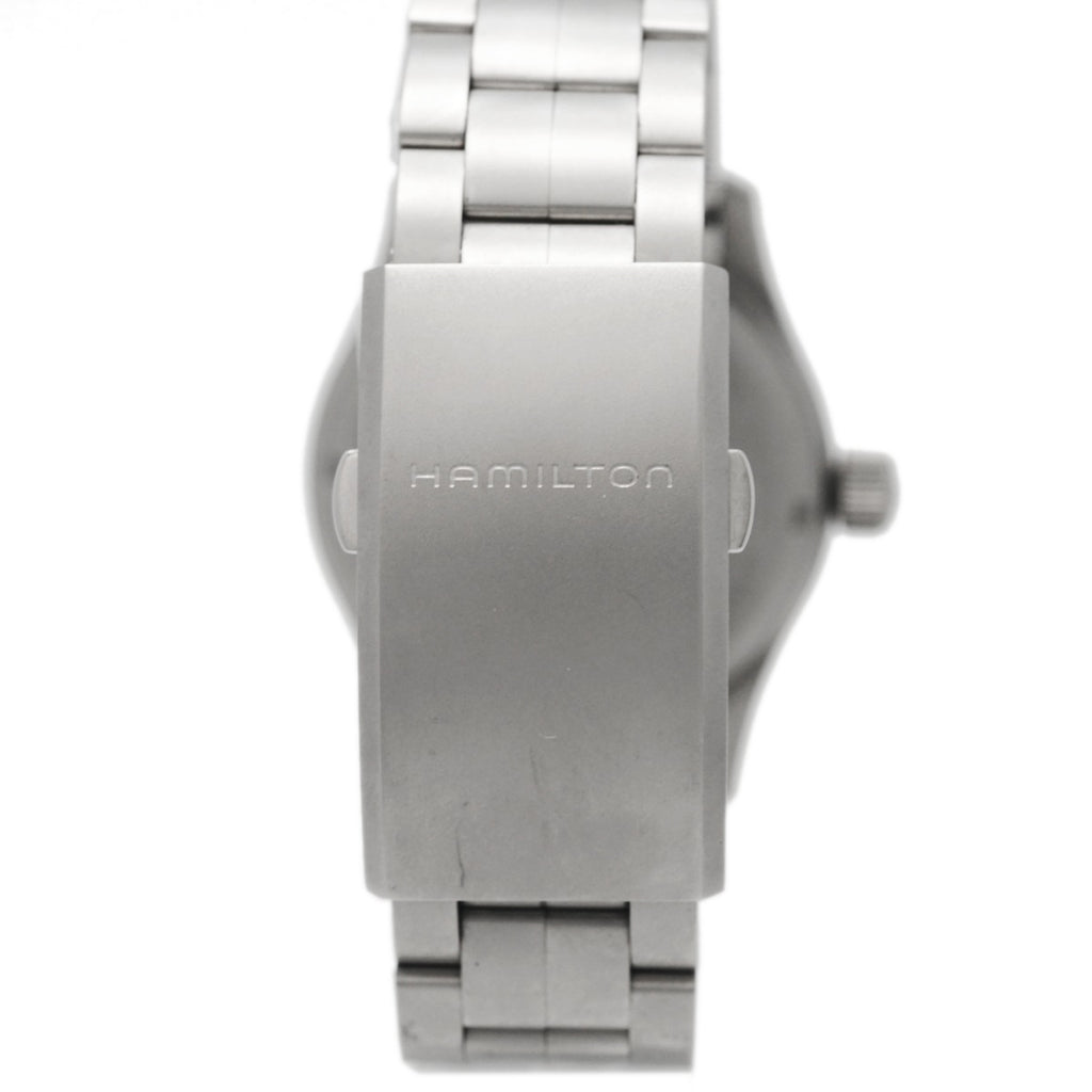 ハミルトン カーキ 38mm H68201163 グリーン文字盤 純正ブレス クオーツ 2023購入品 USED Hamilton
