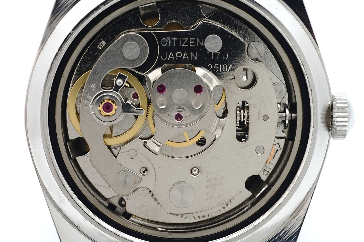 シチズン 4-100042-K 後付純正ブレス Cal.2510A 17石 手巻 OH済 昭和52年製／1977年製