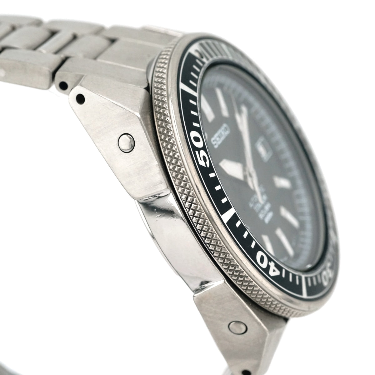 セイコー ブラックサムライ チタン製 7S25-00D0 自動巻 2004年製 USED Seiko