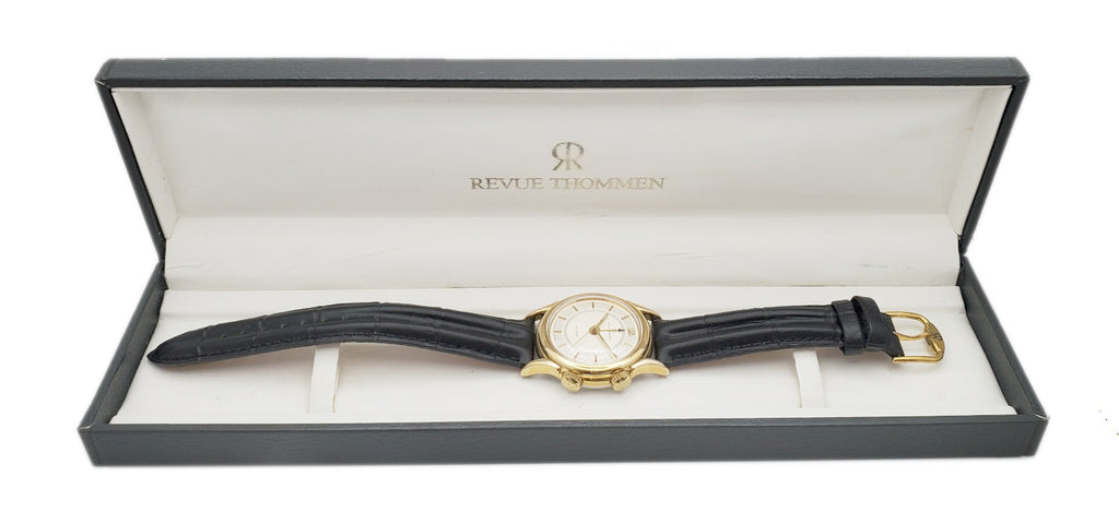Revue Thommen Cricket 7922001 Gold Plated with Alarm Function Cal. AS1930 17 Jewels Hand-wound Overhauled Used