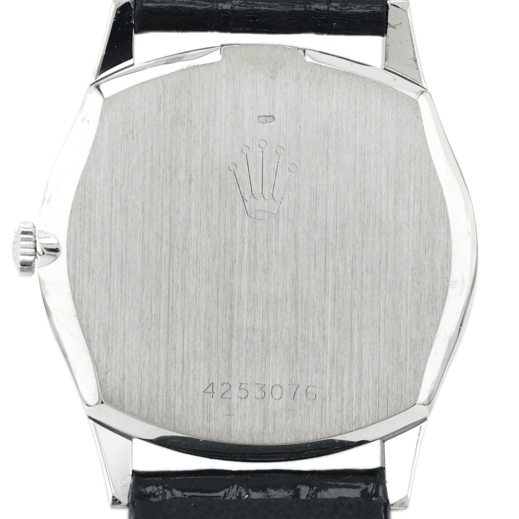 ロレックス チェリーニ Ref.3804 18Kホワイトゴールド Cal.1601 手巻 OH済 純正尾錠 1974年製 Rolex