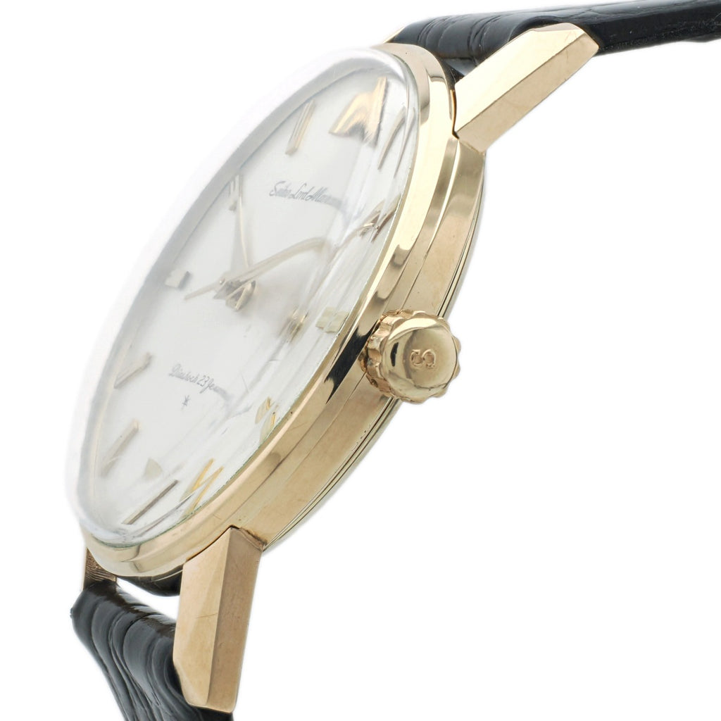 セイコー ロードマーベル 15023E 14金張り AD文字盤 23石 手巻 OH済 昭和38年/1963年製 Seiko