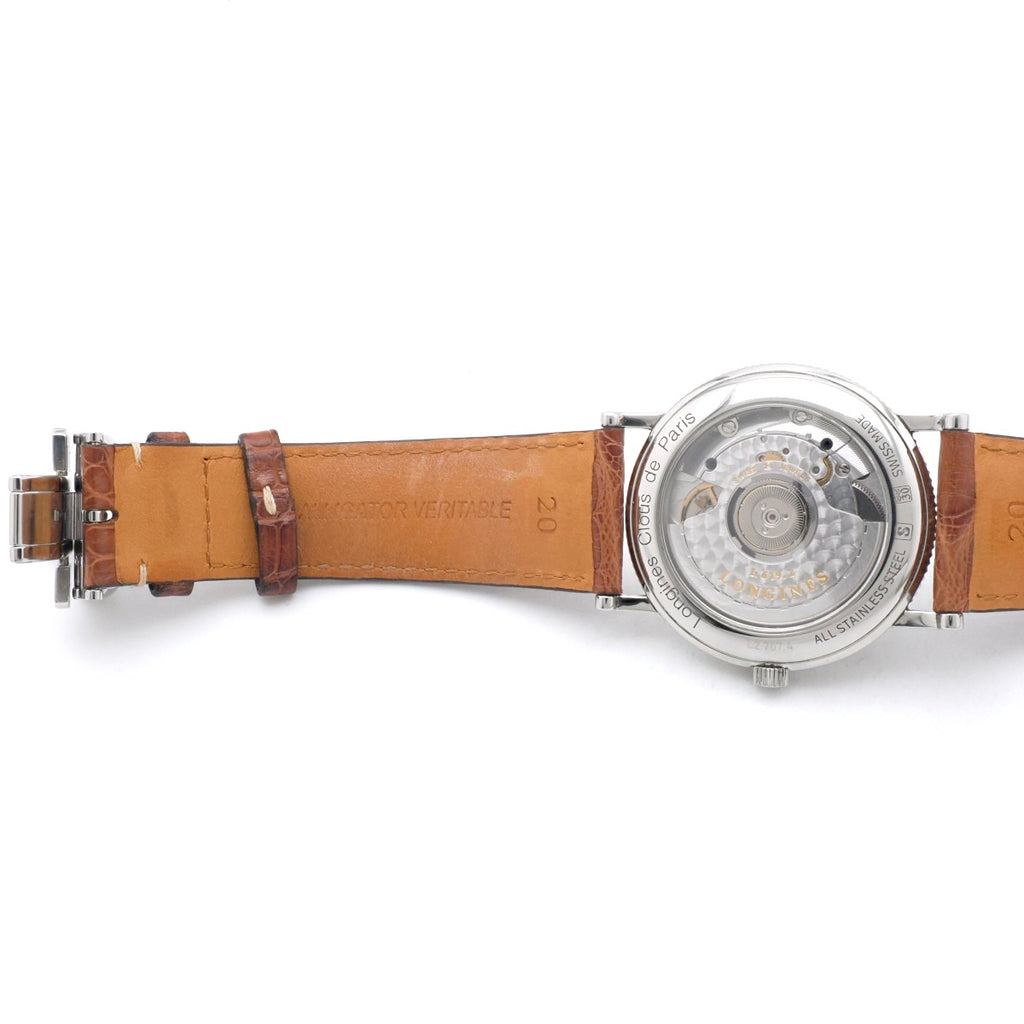 ロンジン ヘリテージコレクション L2.707.4.16.2 クル・ド・パリ 自動巻 2009年購入 USED Longines