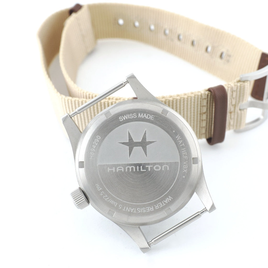 ハミルトン カーキ H69429901 38mm ブラウン文字盤 Cal.2801-2 手巻き 2021年購入 USED Hamilton