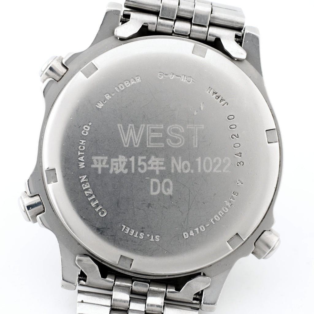 シチズン JR西日本 車掌用 平成15年支給 D470-T000215 Y デジタル クオーツ Citizen
