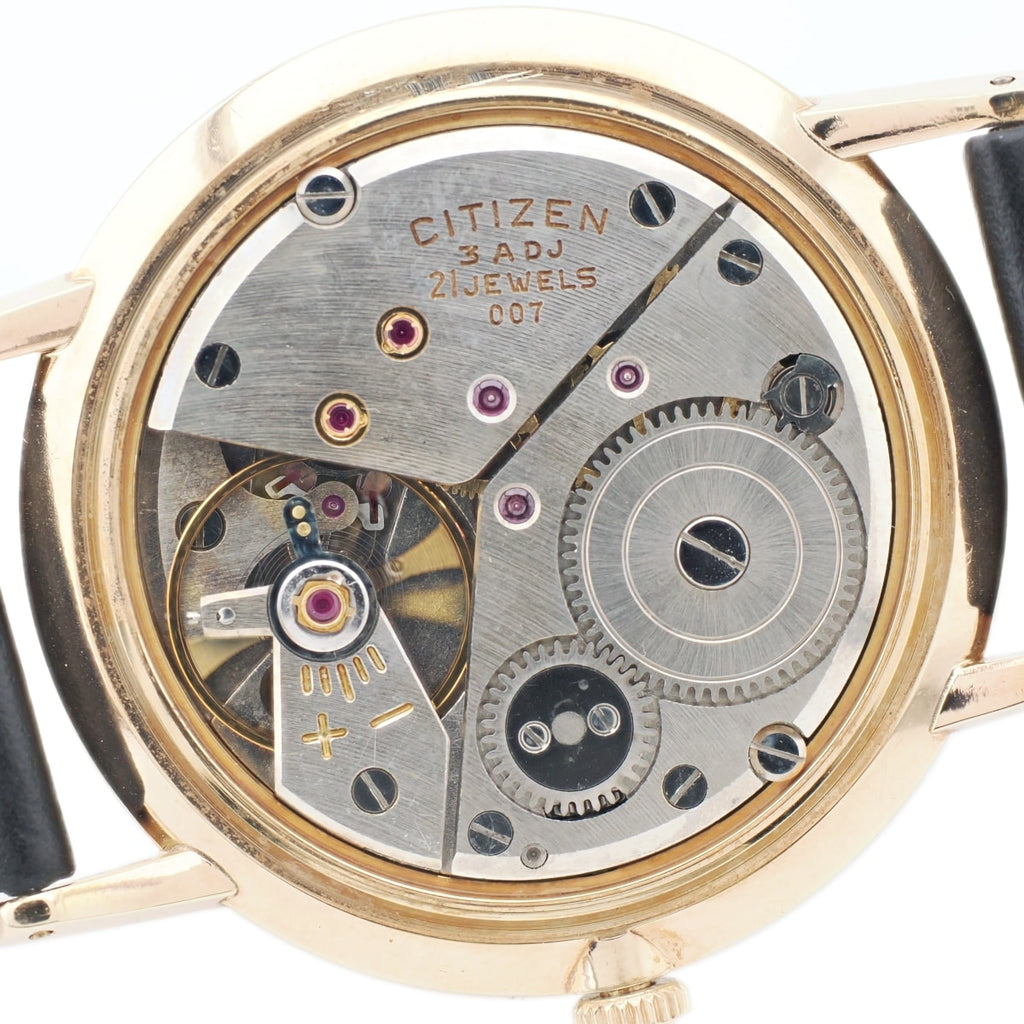 シチズン デラックス Ref.1507085 金張り 21石 手巻 OH済 1960年製 Citizen