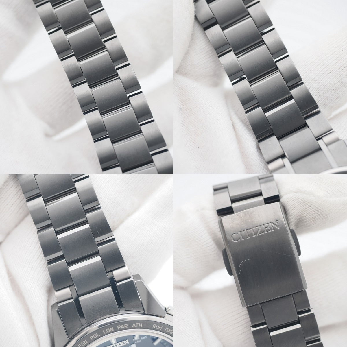 シチズン アテッサ エコ・ドライブ電波 AT9025-55E H820-T020127 チタン ソーラー電波 2021年購入 USED