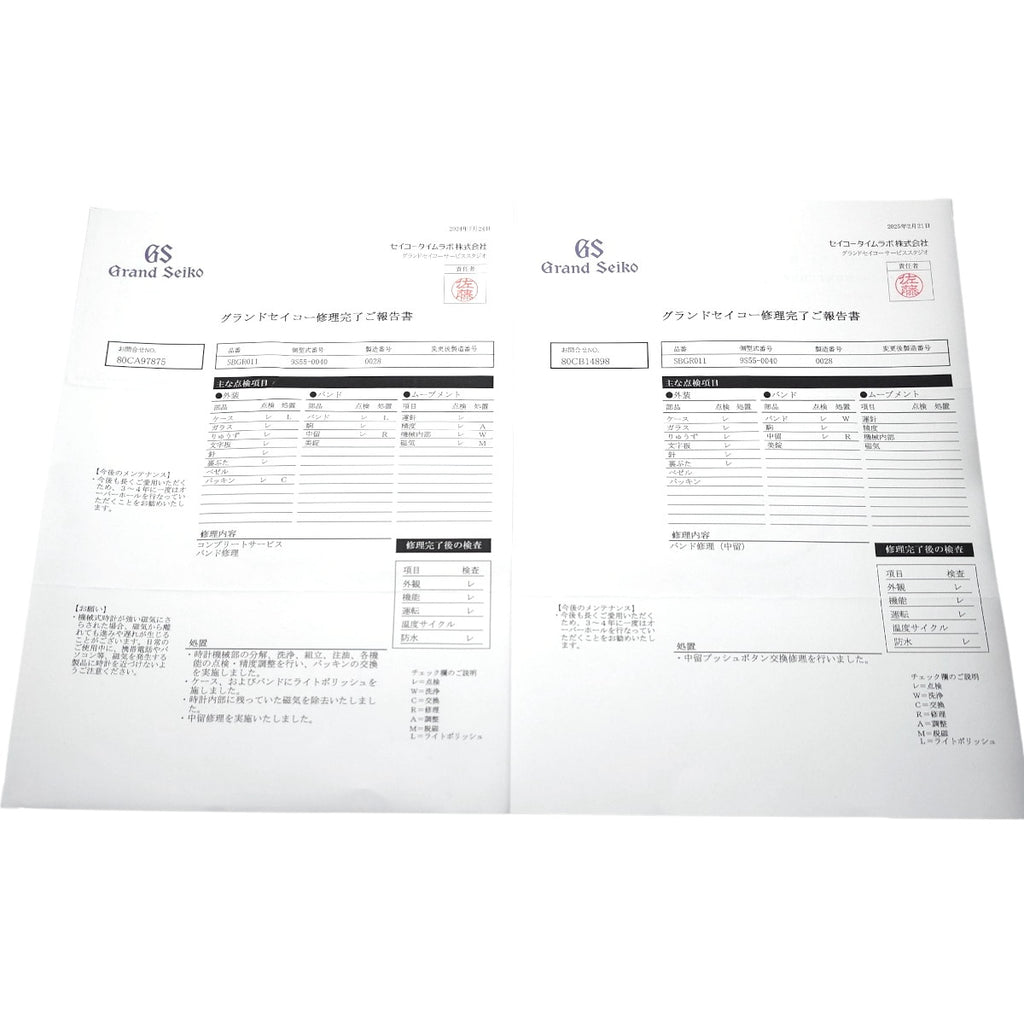 グランドセイコー 40周年記念 SBGR011 9S55-0040 チタン/18Kメダリオン 自動巻 メーカーコンプリートサービス済 2000年発売 USED