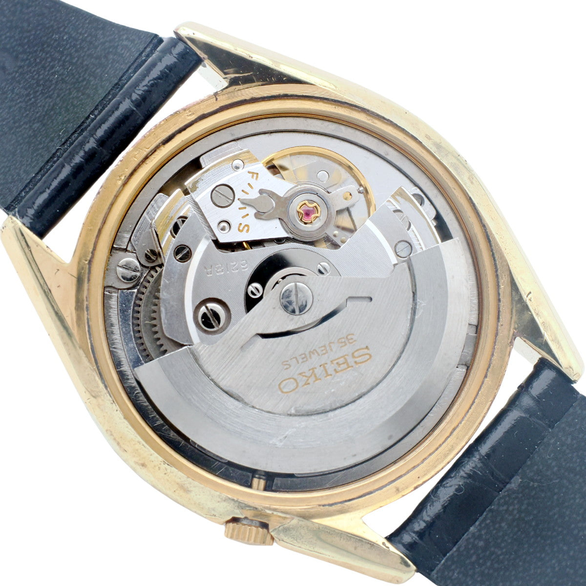 セイコー マチック ウィークデーター 6218-8950 金メッキケース 35石 自動巻 OH済 昭和40年/1965年製