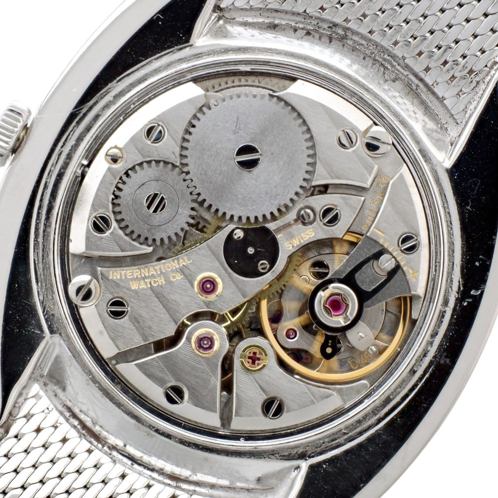 IWC Ref.2407 トノー型 純正メッシュブレスレット Cal.403 手巻き OH済 1973年製