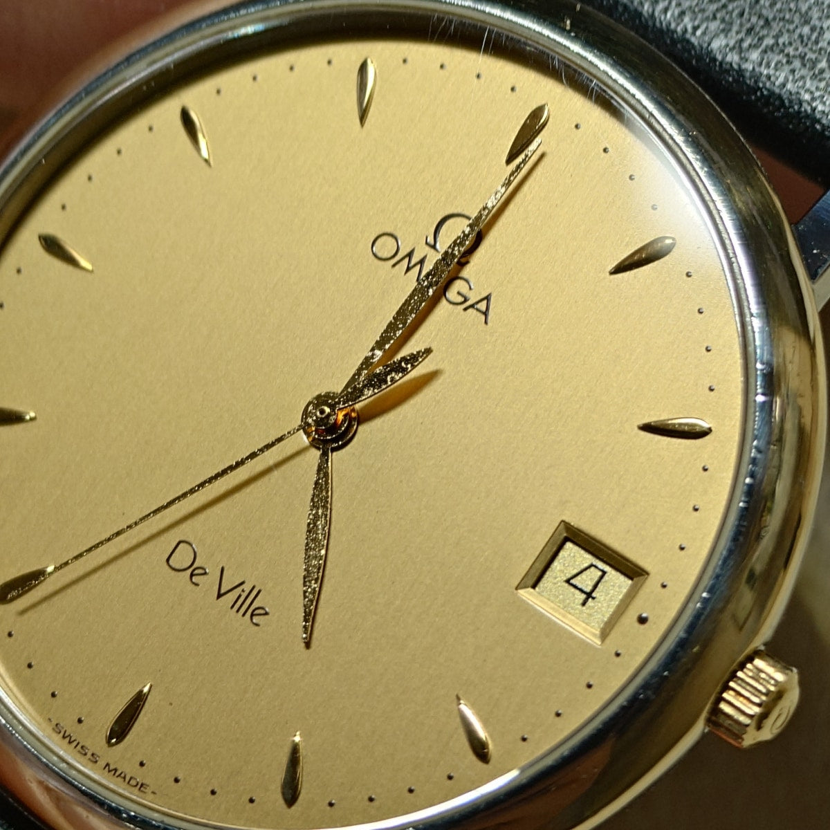 オメガ デヴィル メンズ 196.2432 Cal.1532 クオーツ 1995年製 USED Omega