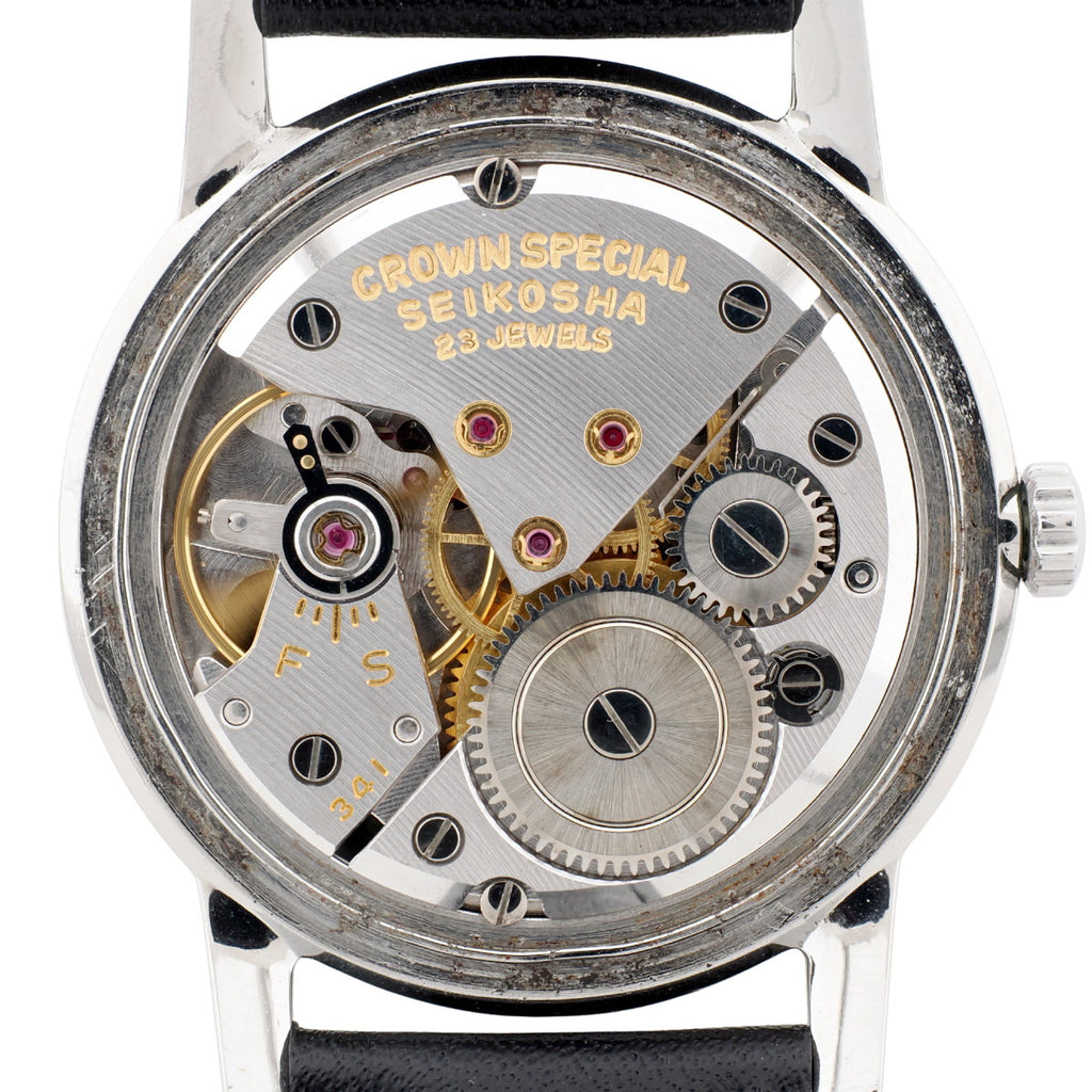 Seiko Crown Special 15021 SD Dial, Cal. 341, 23 Jewels, Manual Wind, Overhauled, Manufactured in 1962 (Showa 37)