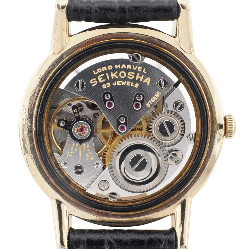 セイコー ロードマーベル 15027 14金張り AD文字盤 23石 手巻 OH済 昭和38年/1963年製 Seiko