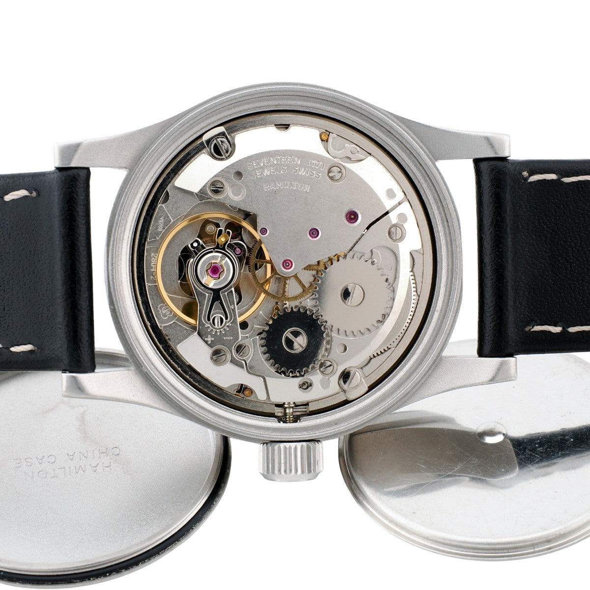 Hamilton Khaki Mechanical 33mm 000094 Black Dial Cal.2804-2 17 Jewels Hand-winding USED Hamilton
