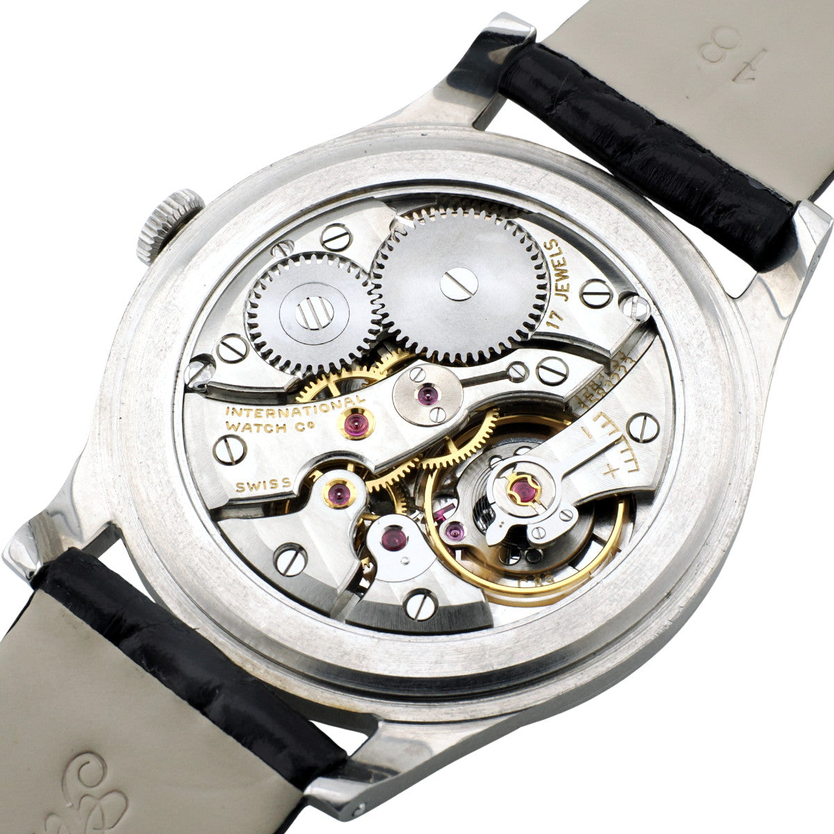 IWC Round Case Cal.89 Hand-wound with Original Buckle, Overhauled, Manufactured in 1963