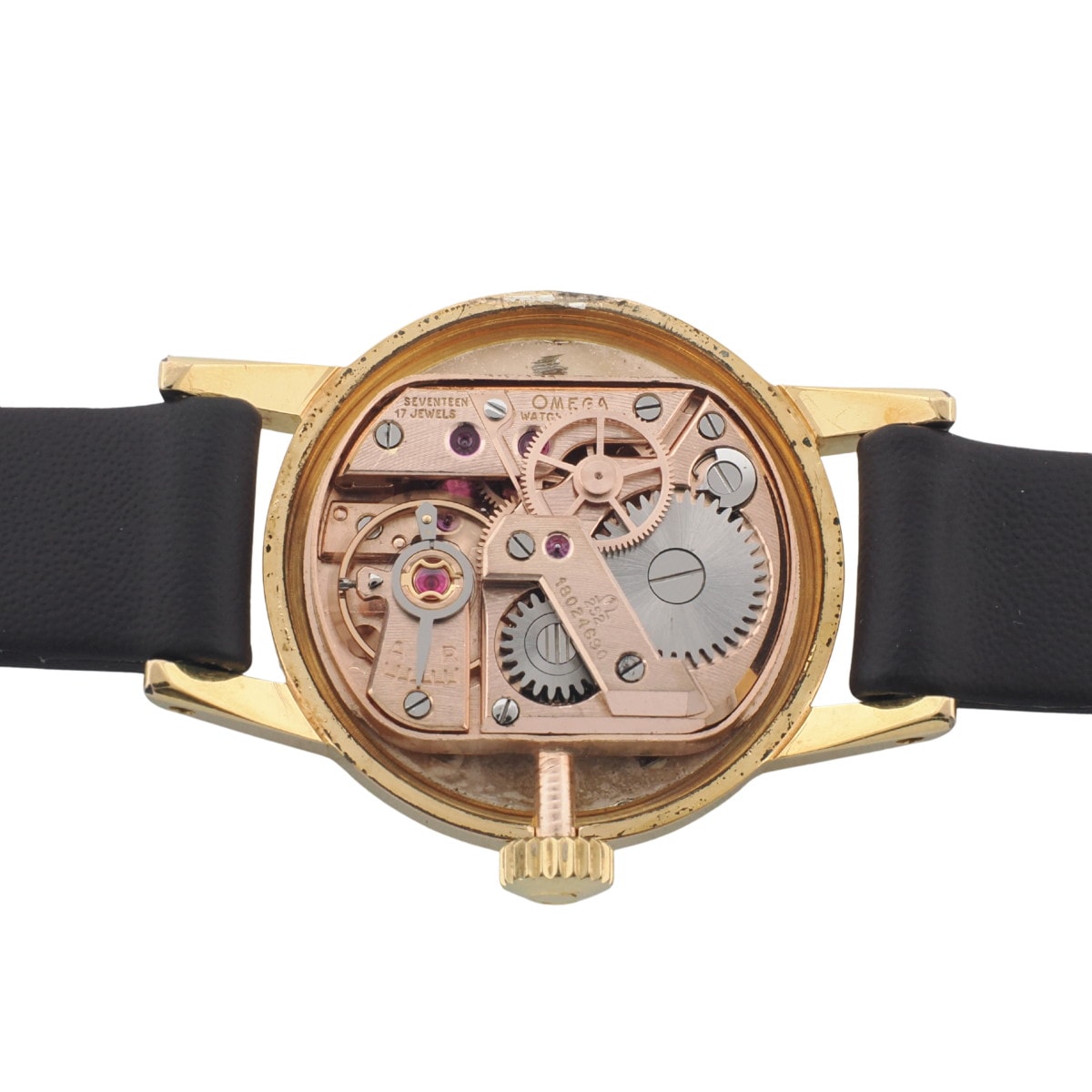 オメガ レディース Ref.2843 61 金メッキケース Cal.252 手巻 OH済 1961年製