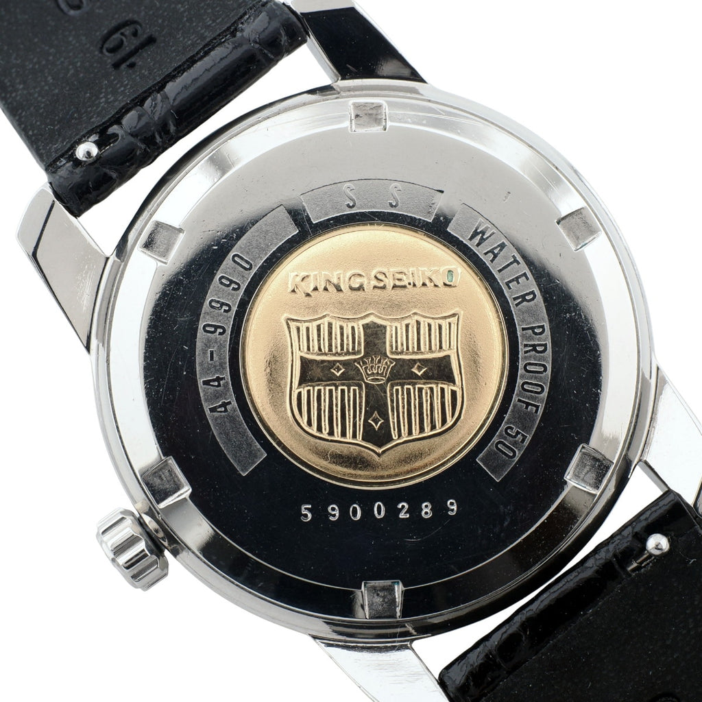 King Seiko Second Model Early Type 44-9990 Shield Medallion Original Crown Manual Winding Overhauled 1965 (Showa 40)