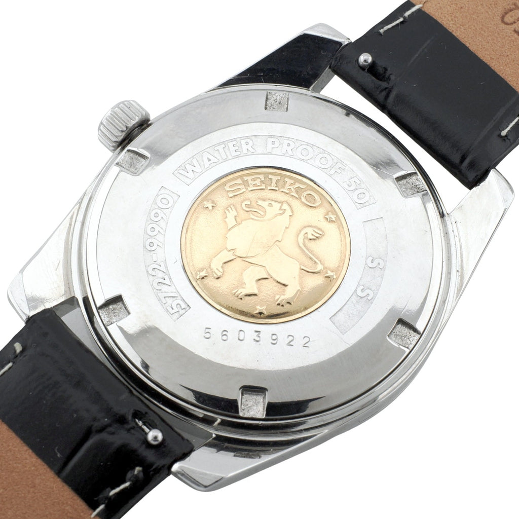 Grand Seiko Second Model 5722-9990 Lion Medallion, W-logo SEIKO crown, manual wind, serviced, manufactured in 1965 (Showa 40)