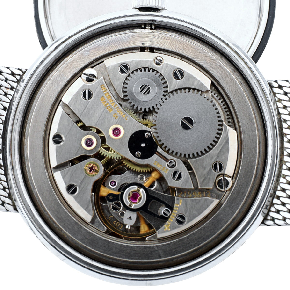 IWC Ref.2400 純正メッシュブレスレット Cal.403 手巻き OH済 1973年製