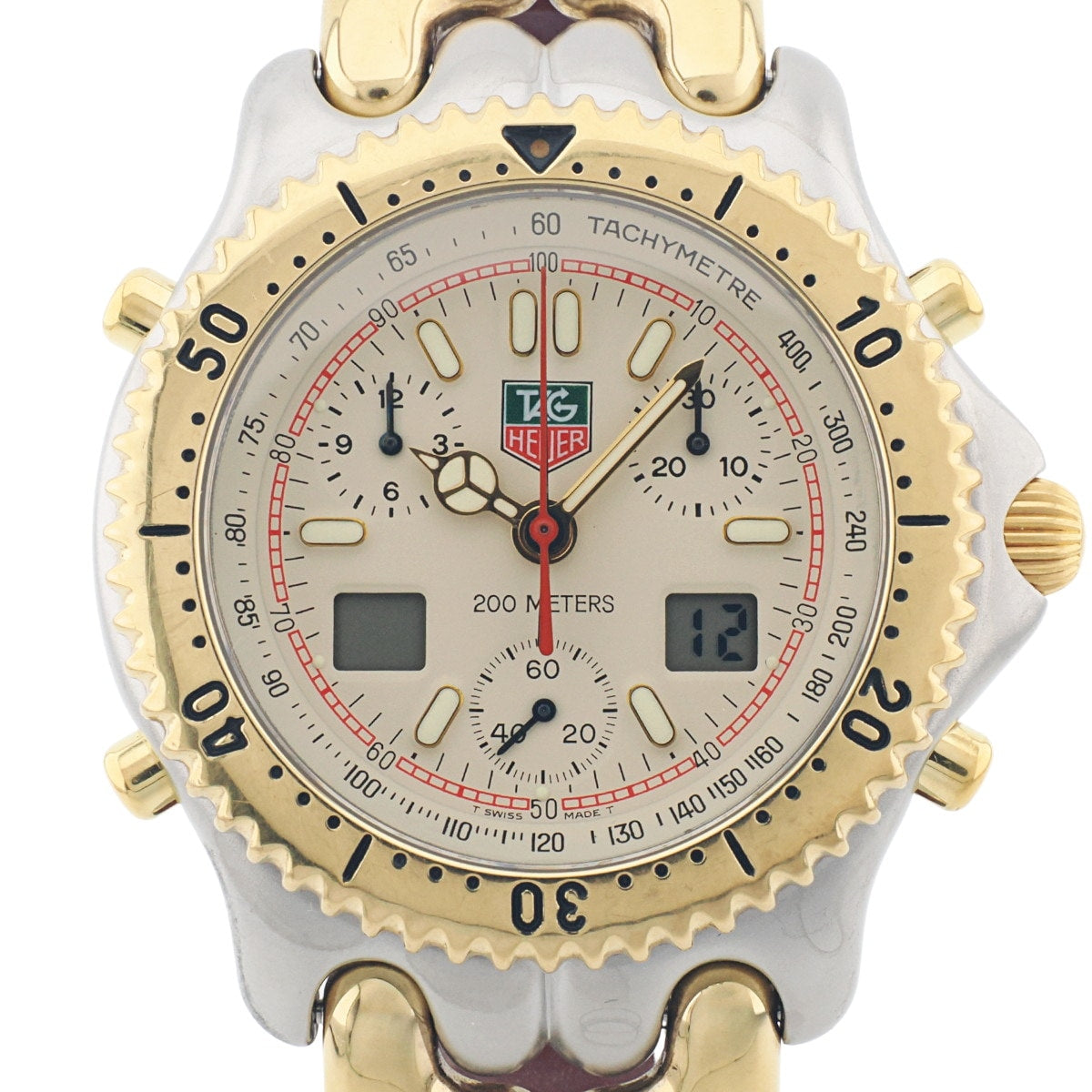 [Includes 2-year manufacturer's warranty] TAG Heuer S/el Senna Model S25.706C Chronograph, officially overhauled, with new genuine leather strap