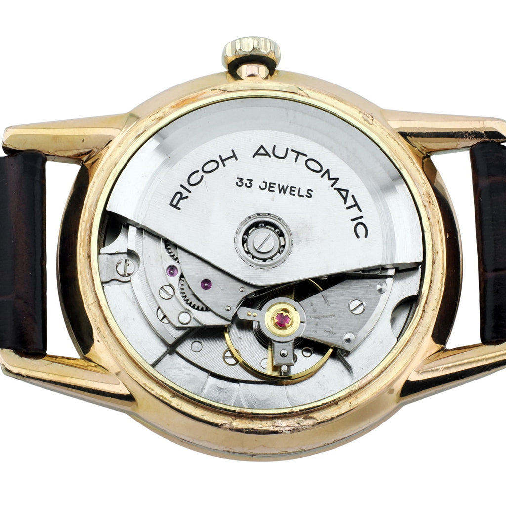 Ricoh Dynamic Auto Ref. 57106 Gold-Plated 33 Jewels Automatic, Serviced, 1960s