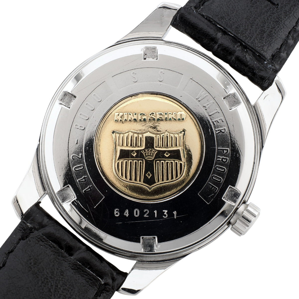 King Seiko 4402-8000 44KS Date, Early Model, Shield Medallion, Manufactured 1966, Overhauled, Manual Winding