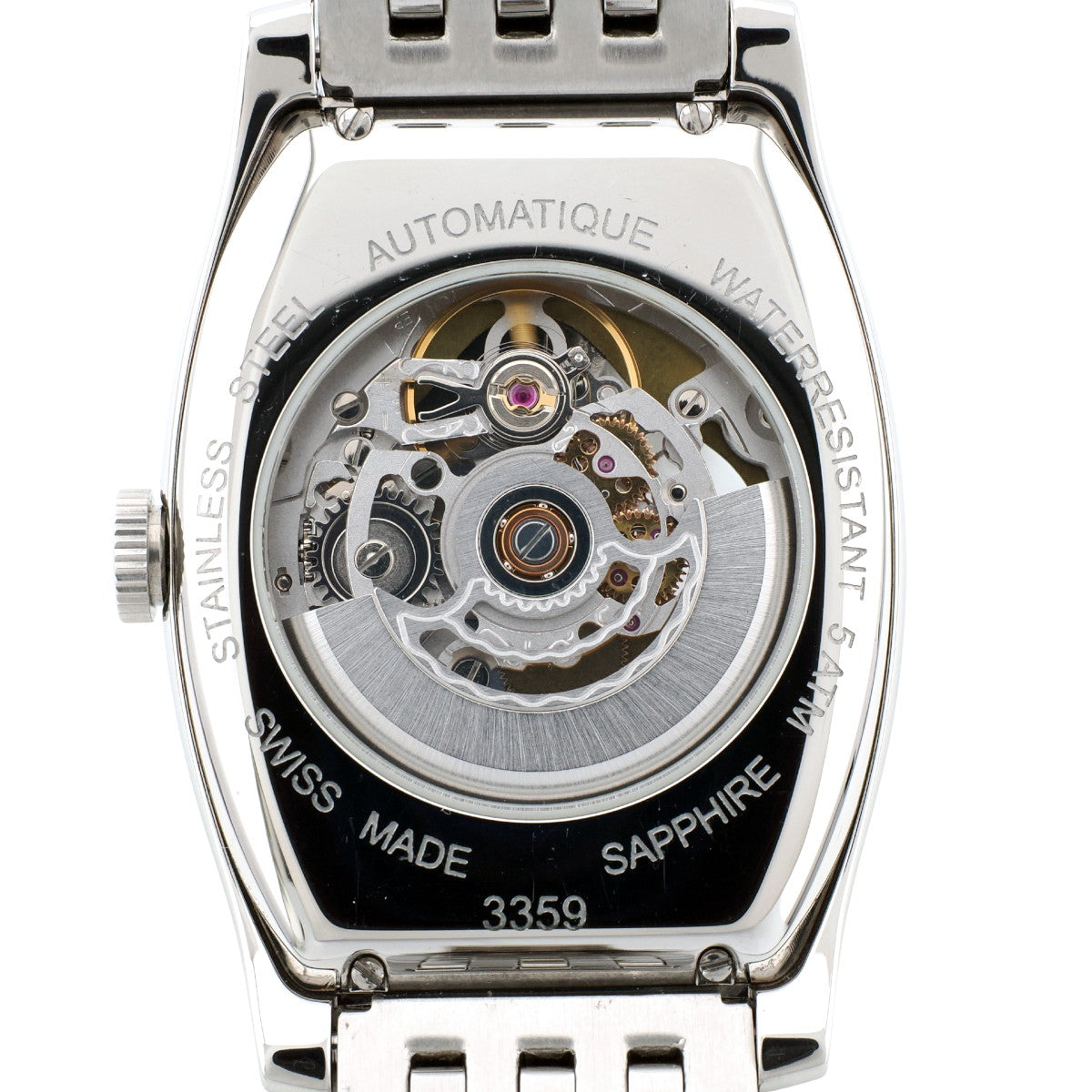Epos Tonneau Skeleton 3359SQ11BK Original Bracelet Automatic Serviced Purchased 2005 USED