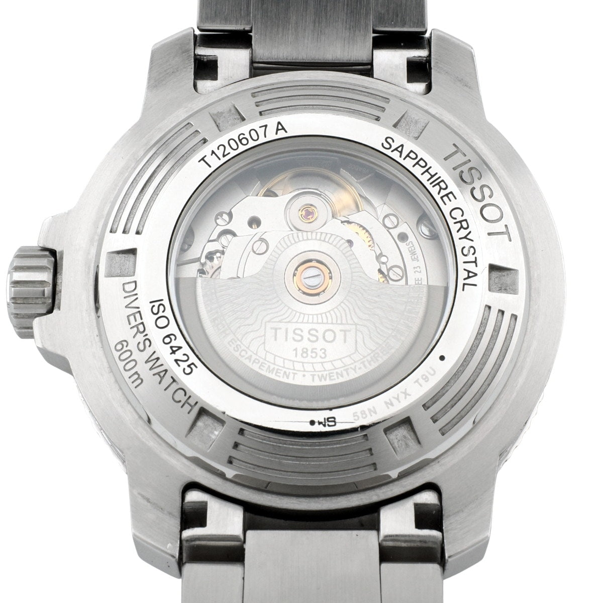 TISSOT ティソ シースター 2000 プロフェッショナル T120607A (T120.607.17.441.00) 自動巻 OH済 純正ブレスレット＆ラバーベルト付属 USED