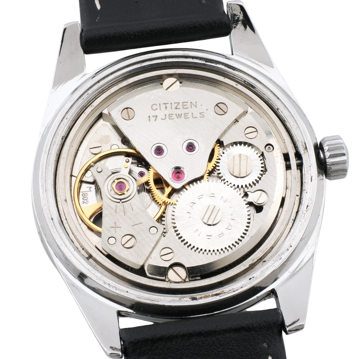 Citizen Homer Date 4-180615 63-1019, Manual Winding, Overhauled, Manufactured in 1962 (Showa 37)
