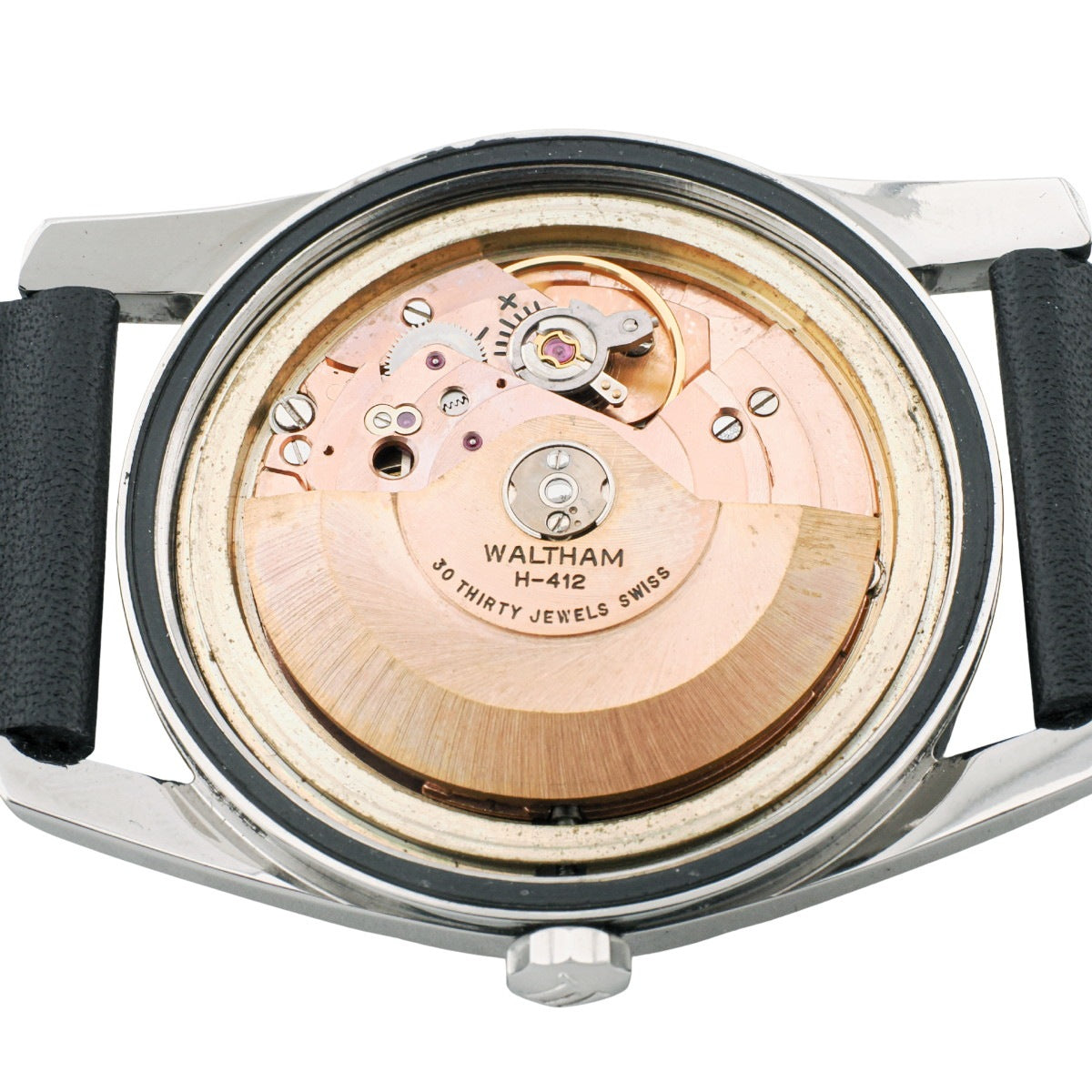 Waltham De Luxe 30 Jewels, Red Gold Movement (ETA 1700/01), Automatic, Serviced, 1960s