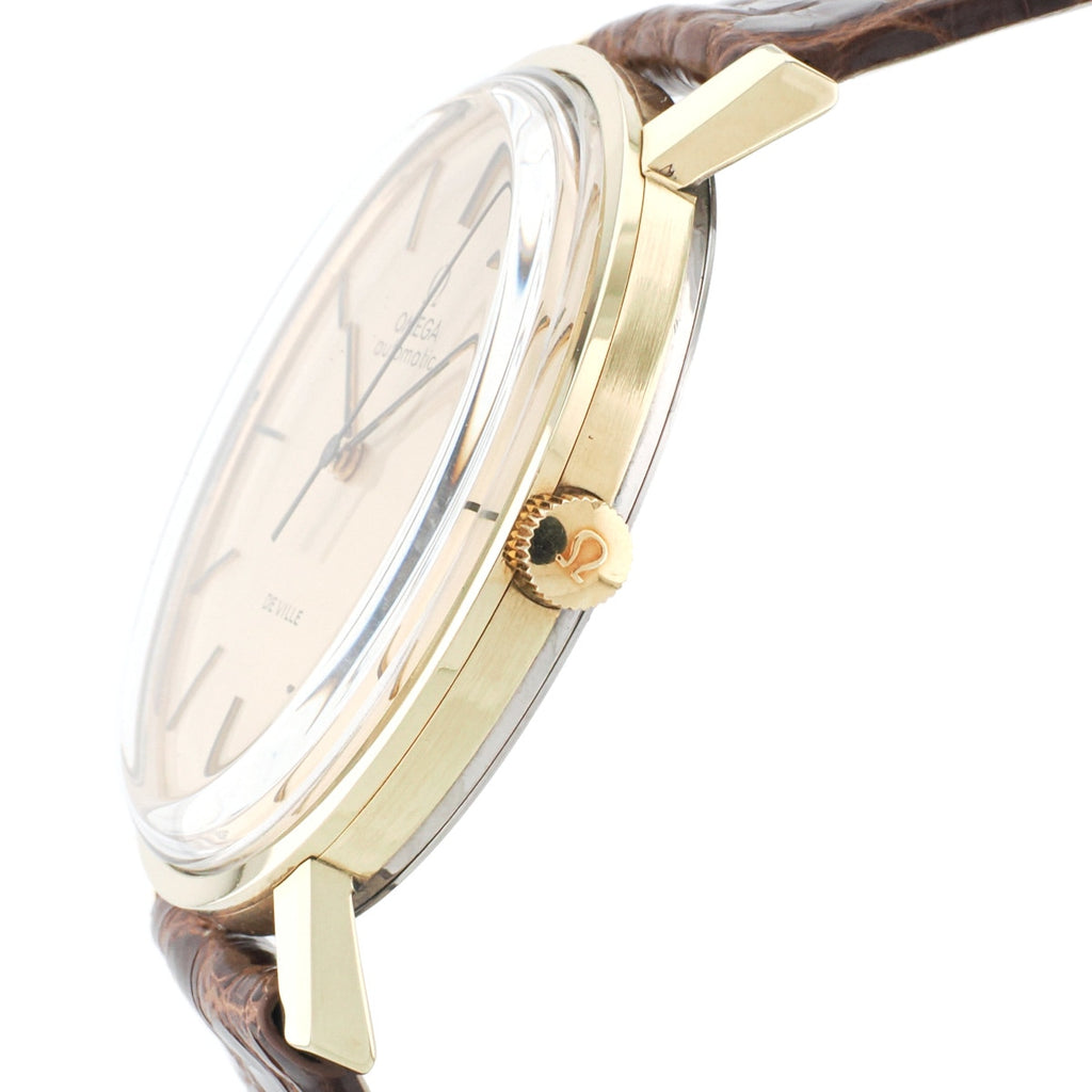 OMEGA De Ville Ref.165.008 Gold-filled case, with box and international warranty, Cal.711 automatic movement, serviced, 1968 model